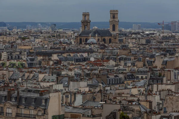 Θέα Στο Παρίσι Από Τον Πύργο Της Notre Dame Paris — Φωτογραφία Αρχείου