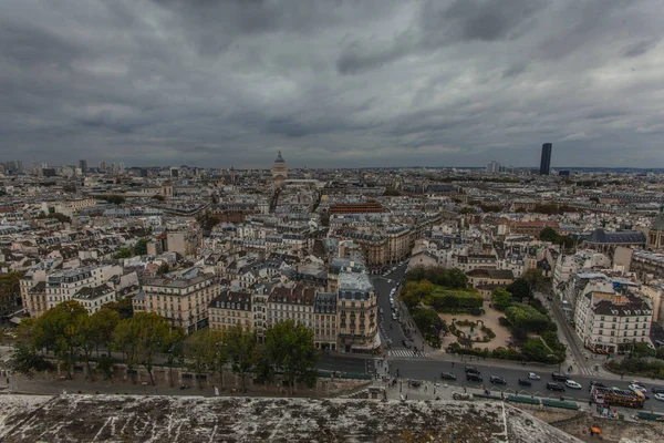 Вид Париж Башни Нотр Дам Пари — стоковое фото