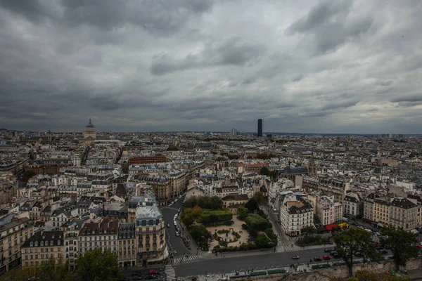 Pohled Paříž Věže Notre Dame Paris — Stock fotografie