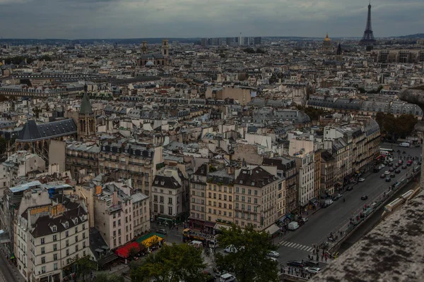 Blick Auf Paris Vom Turm Von Notre Dame Paris — Stockfoto