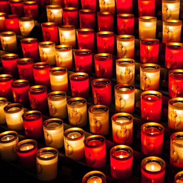 Parijs Frankrijk Oktober 2016 Kaarsen Notre Dame Paris Notre Dame — Stockfoto