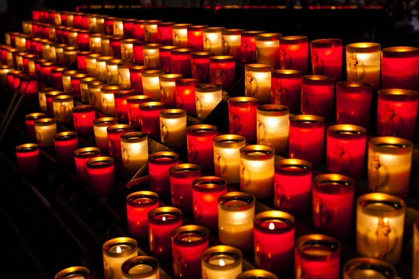 Parijs Frankrijk Oktober 2016 Kaarsen Notre Dame Paris Notre Dame — Stockfoto