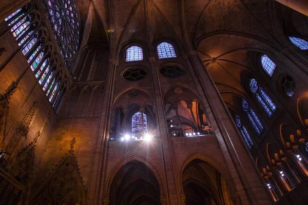 Paris Oktober Inneneinrichtung Der Kathedrale Notre Dame Paris Oktober 2016 — Stockfoto