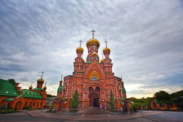 Kiev, Ukraine. Goloseevo monastery church — Stock Photo, Image