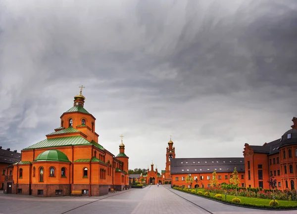 Kiev Ukraina Goloseevo Klosterkyrka — Stockfoto