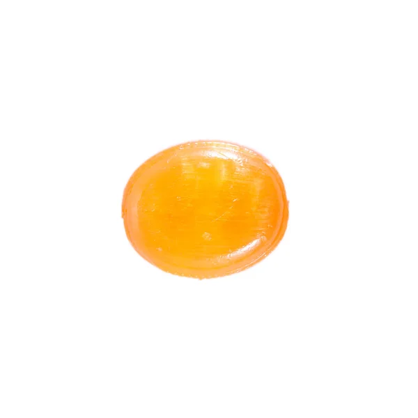 Orange Candy White Background — Stock Photo, Image