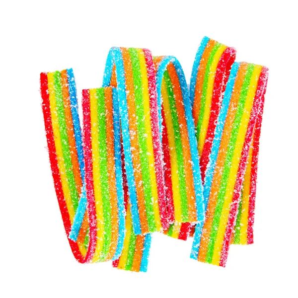 白い背景の上のゼリーの砂糖菓子 — ストック写真