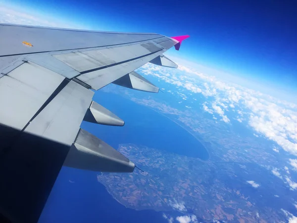 Luchtfoto Van Ijsland Vanuit Het Vliegtuig — Stockfoto