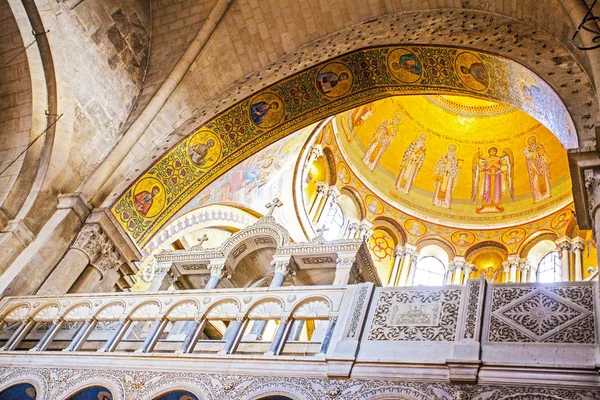 Jerusalem Israel Setembro 2017 Interior Igreja Santo Sepulcro Onde Jesus — Fotografia de Stock