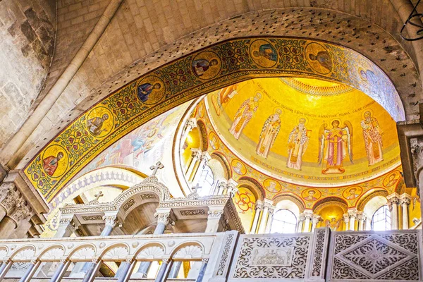 Jerusalén Israel Septiembre 2017 Interior Iglesia Del Santo Sepulcro Donde —  Fotos de Stock