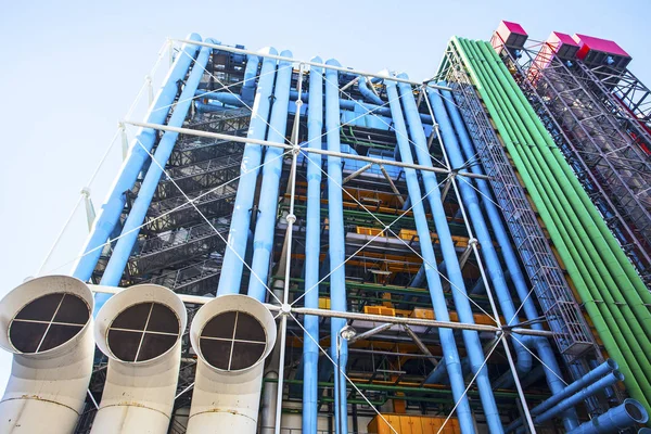 Paris France Octobre 2016 Façade Centre Georges Pompidou Centre Georges — Photo