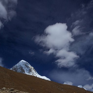 Ebc 'den dağ manzarası (Everest ana kampı), Nepal