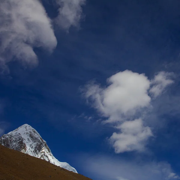 Vista Montanha Ebc Acampamento Base Everest Nepal — Fotografia de Stock