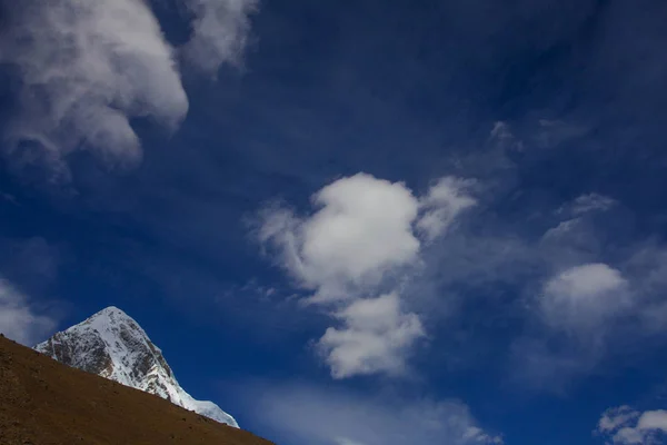 Vista Montanha Ebc Acampamento Base Everest Nepal — Fotografia de Stock