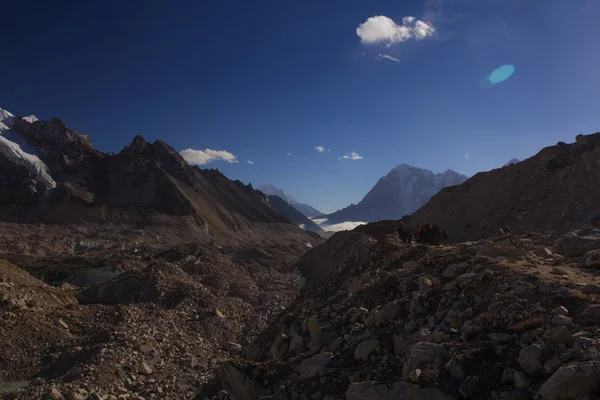 Vue Sur Montagne Depuis Ebc Camp Base Everest Népal — Photo