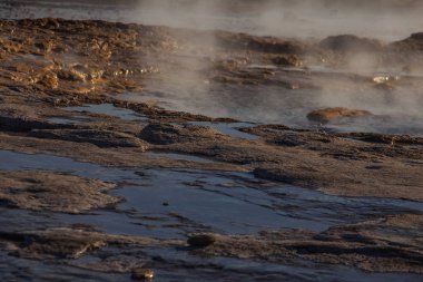 İzlanda Strokkur Geyser Milli Parkı.