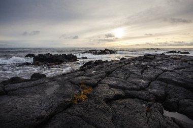 İzlanda'da güzel sahil