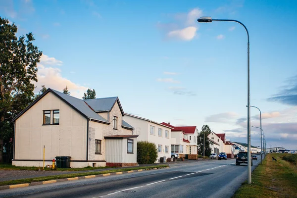 Geleneksel husavik tarihi kentinin güzel görünümü 