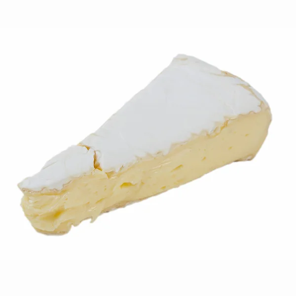 Delicios Camembert Fromage Isolement Sur Blanc — Photo