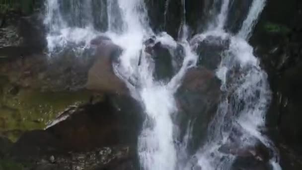 Wasserfall Shepit Der Nähe Von Synevyr See Der Ukraine Karpaten — Stockvideo