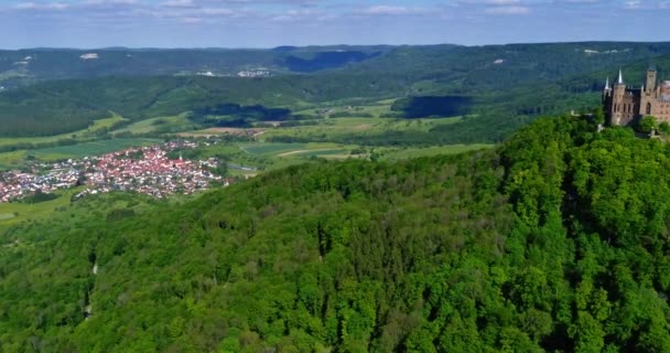 Vista Aérea Famosa Baden Wurttemberg Alemanha Voo Drones — Vídeo de Stock