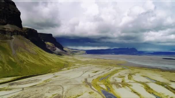 Jokulsarlon Dintorni Ghiacciaio Islanda Paesaggi — Video Stock