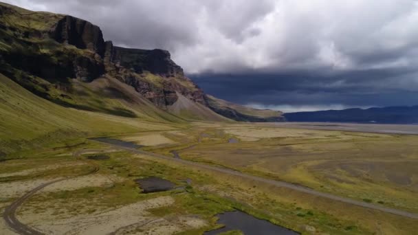 Otoczenie Lodowca Jokulsarlon Krajobrazy Islandii — Wideo stockowe
