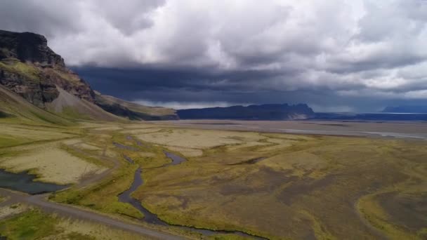 Jokulsarlon Dintorni Ghiacciaio Islanda Paesaggi — Video Stock