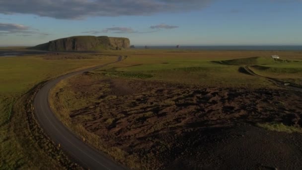 Paesaggi Dell Islanda Presi Dal Cielo Drone — Video Stock