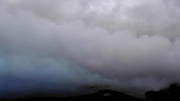 Zona Geotérmica Lago Myvatn Islandia — Vídeo de stock