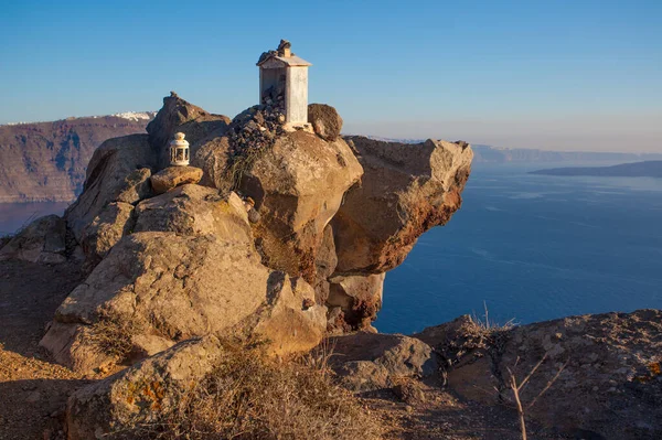 Ägäis Und Die Natur Der Insel Santorin Griechenland — Stockfoto