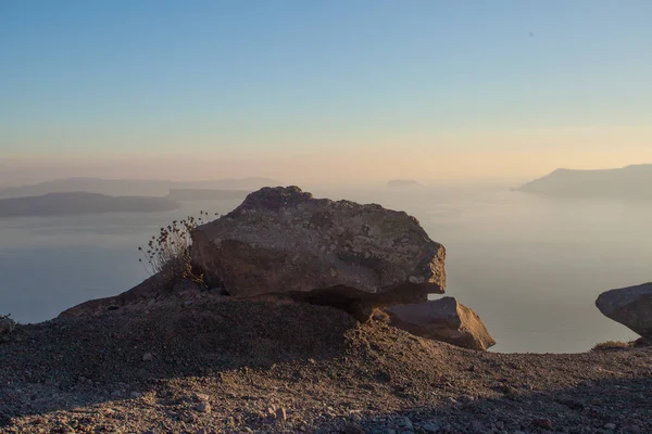 Egejské Moře Příroda Ostrova Santorini Řecko — Stock fotografie