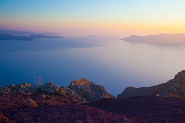 Mar Egeo Natura Dell Isola Santorini Grecia — Foto Stock