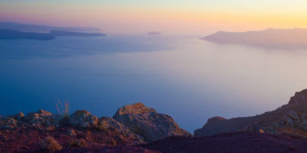 Egejské Moře Příroda Ostrova Santorini Řecko — Stock fotografie