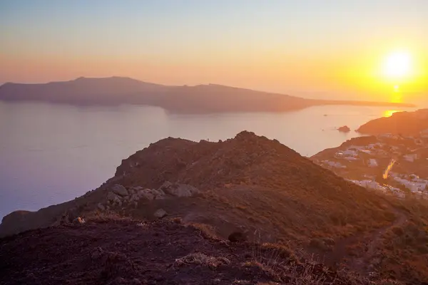 Mar Egeo Naturaleza Isla Santorini Grecia — Foto de Stock