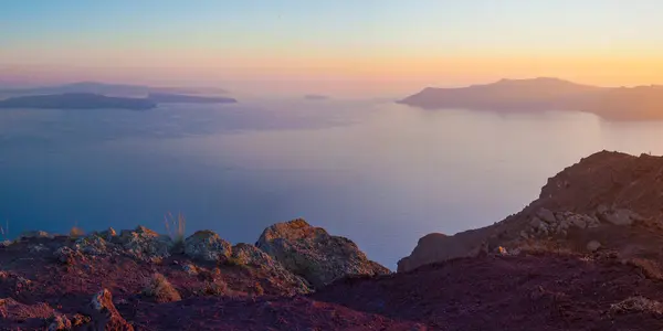 Mar Egeo Naturaleza Isla Santorini Grecia — Foto de Stock