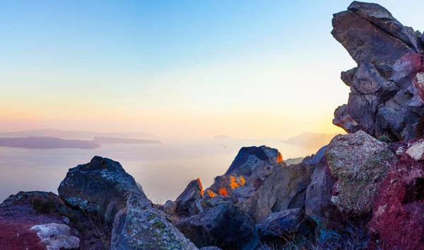 Egejské Moře Příroda Ostrova Santorini Řecko — Stock fotografie