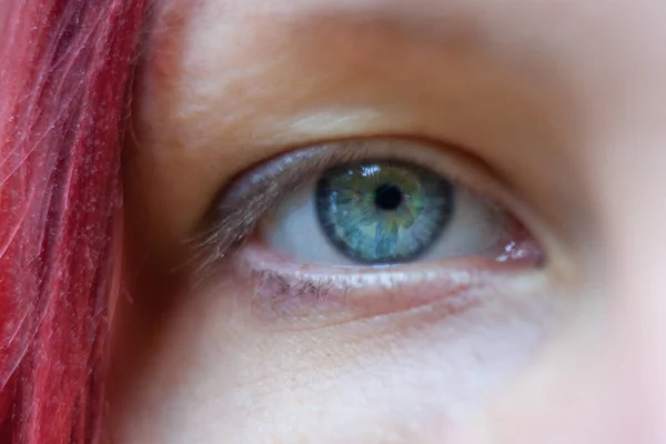 Close Human Blue Eye — Stock Photo, Image