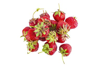 Parlak kırmızı vitaminli çilek, izole edilmiş.