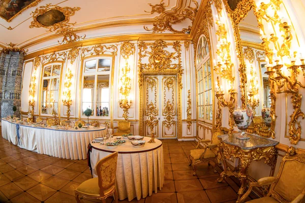 Petersburg Russie Juin Intérieur Salle Manger Catherine Palace Août 2012 — Photo