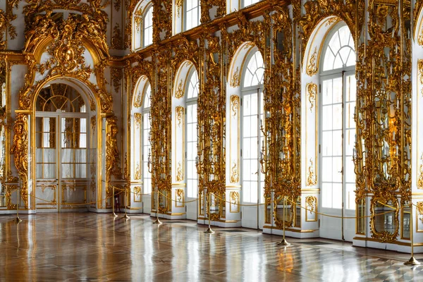 Petersburg Russia June Interior Catherine Palace Ball Room June 2013 — 图库照片