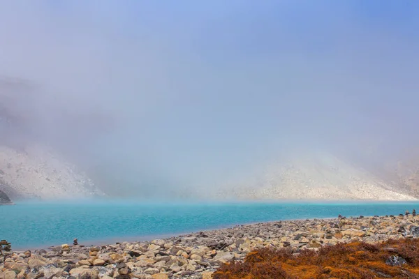 Landscape Gokyo Lake Amazing Blue Water Nepal — Stock Photo, Image