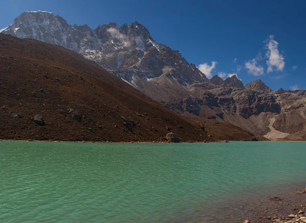 Landschaft Mit Gokyo See Mit Herrlich Blauem Wasser Nepal — Stockfoto