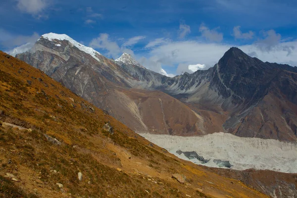 Vista Himalaia Montanha Gokyo Nepal Everest Area — Fotografia de Stock