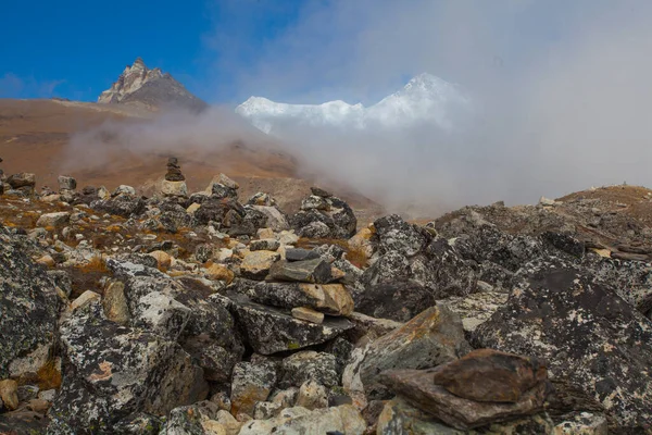 Krajobraz Górski Everest Area Nepal — Zdjęcie stockowe