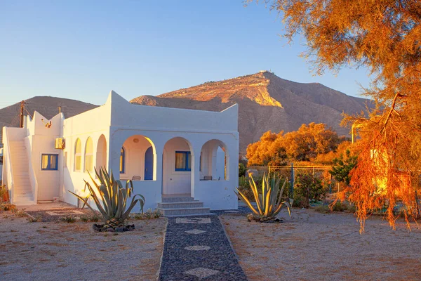 Weißes Haus Perissa Insel Santorin Griechenland — Stockfoto