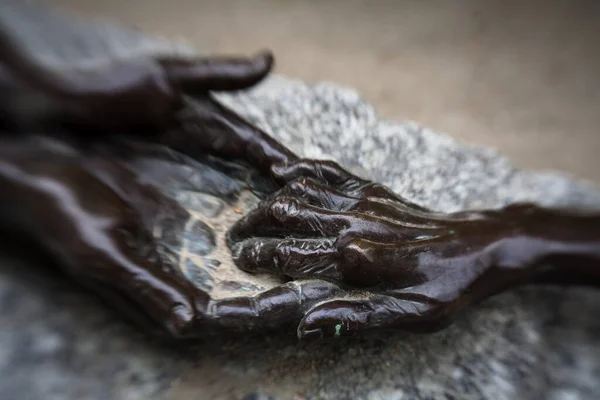 2016 Paris September 2016 Statues Hands Series French Scumtor Auguste — 스톡 사진