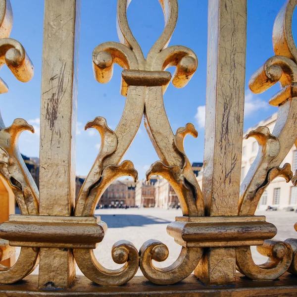 Versailles Chateau France View Golden Gate Palace Royal Residence Paris — Stock Photo, Image