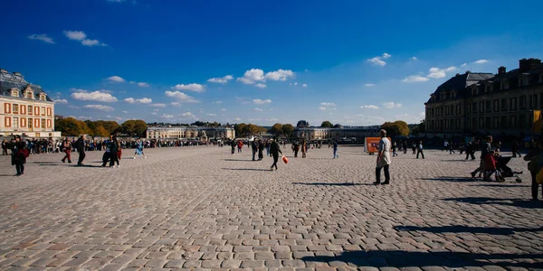 Parijs Oktober 2016 Toeristen Bezoeken Kasteel Versailles Paleis Versalles Parijs — Stockfoto