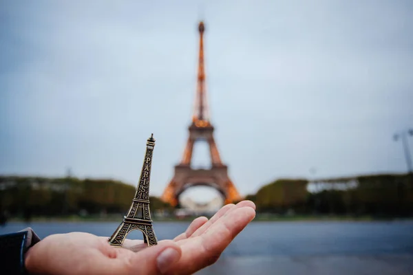 París Septiembre 2016 Maravillosa Iluminación Nocturna Del Tour Eiffel Torre — Foto de Stock